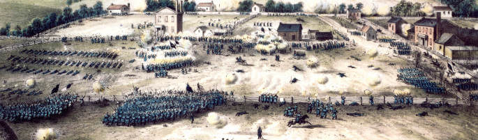 painting depicting Union assault against Marye's Heights